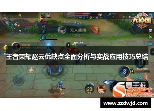 王者荣耀赵云优缺点全面分析与实战应用技巧总结